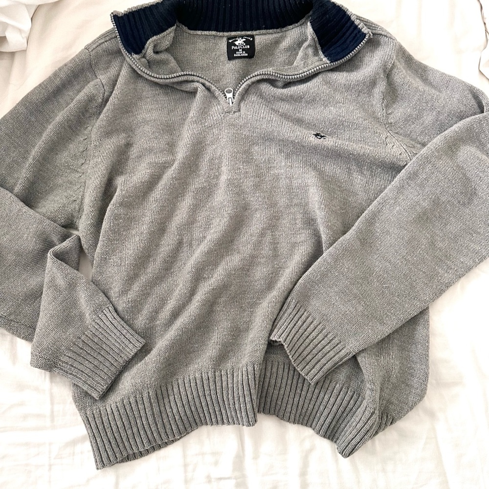 Beverly hills polo club zip sweater